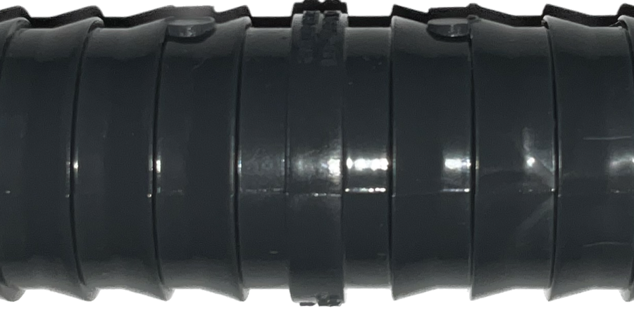 Fitting -1" Barbed Coupler - Fits Corrugated Hose