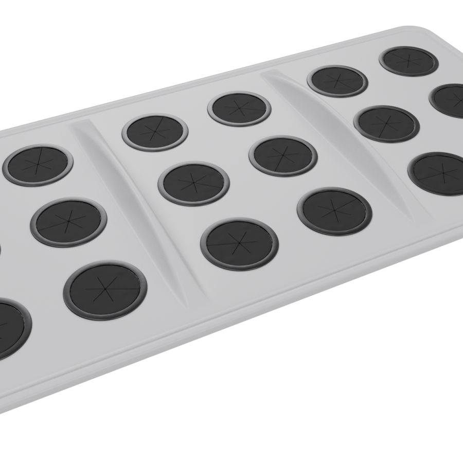 Aeroponic Chamber Lid - 18 x 3.75" Site - Propagation/ Veg