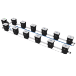 UC12XXL13 - RDWC System - 2 Row @ 40" Plant Spacing
