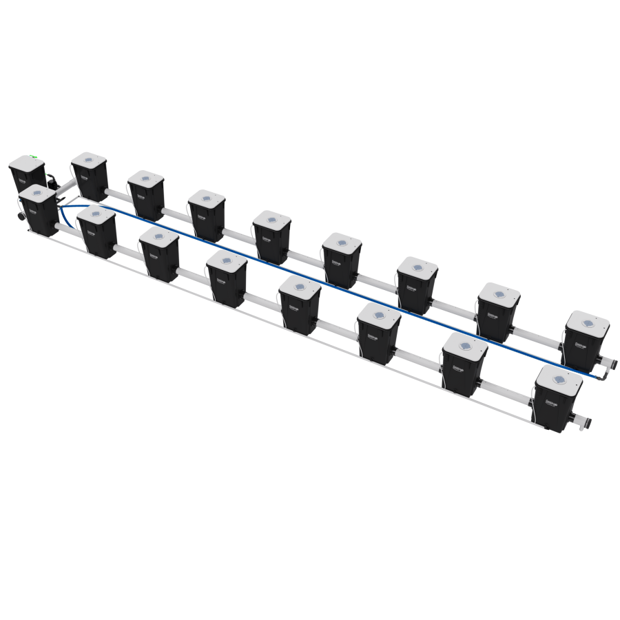UC16XL13 - RDWC System - 2 Row @ 30" Plant Spacing