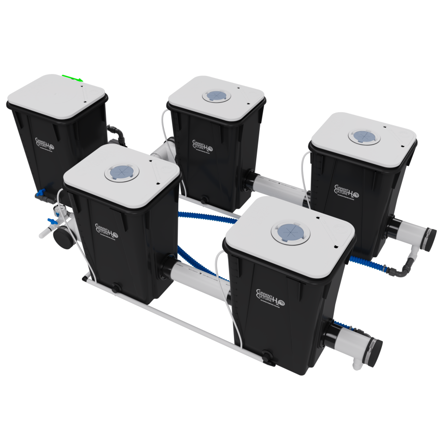 UC4XL13 - RDWC System - 2 Row @ 30" Plant Spacing