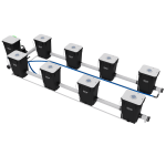 UC8XXL13 - RDWC System - 2 Row @ 40" Plant Spacing