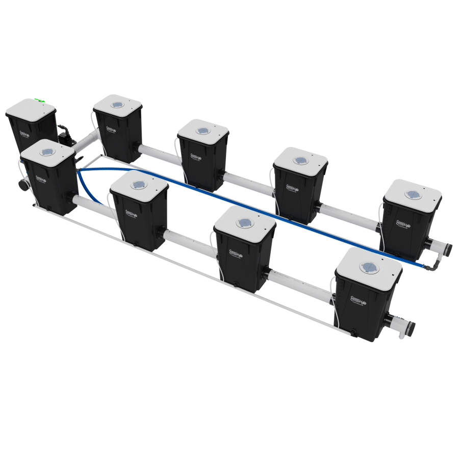 UC8XXL13 - RDWC System - 2 Row @ 40" Plant Spacing