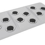 Hydroponic Chamber Lid - 12 x 5.5" Site - Veg/Fruiting