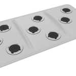 Hydroponic Chamber Lid - 9 x 5.5" Site - Veg/Fruiting