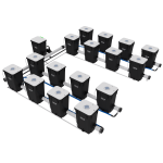 UCDB16XL13 - RDWC System - 4 Row @ 30" Plant Spacing