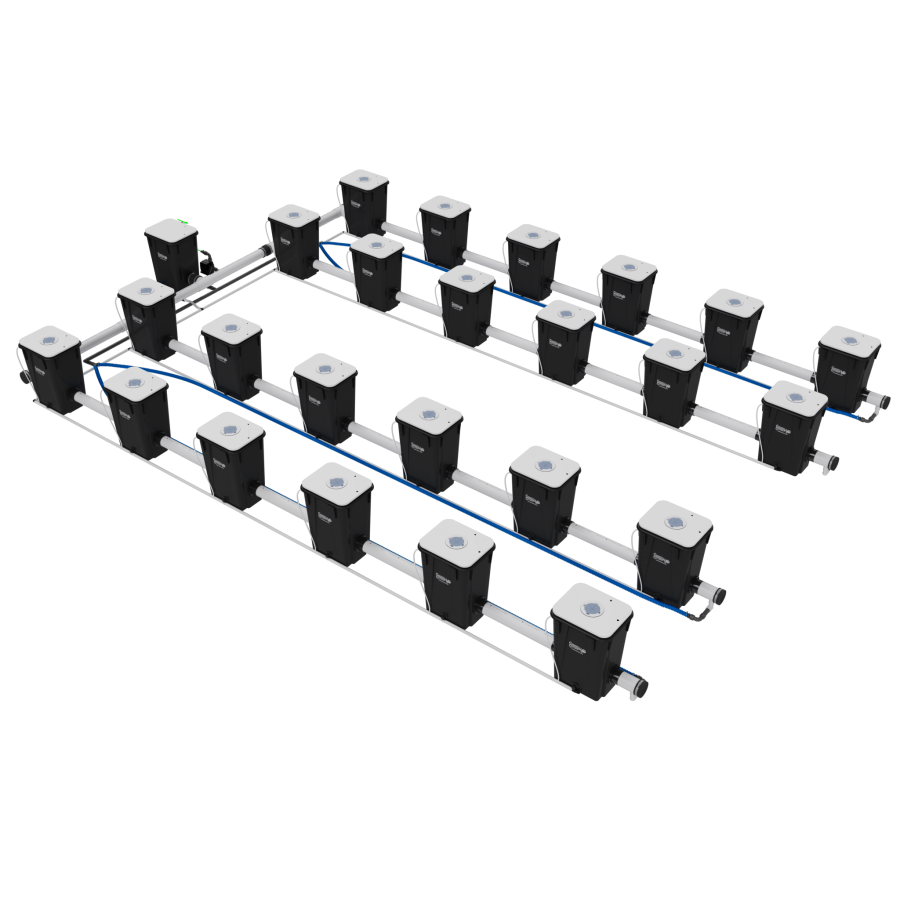 UCDB24XXL13 - RDWC System - 4 Row @ 40" Plant Spacing