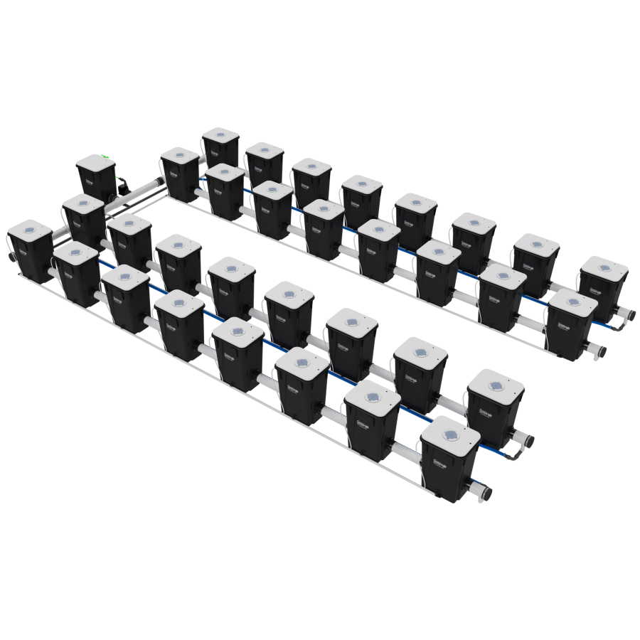 UCDB32XL13 - RDWC System - 4 Row @ 30" Plant Spacing