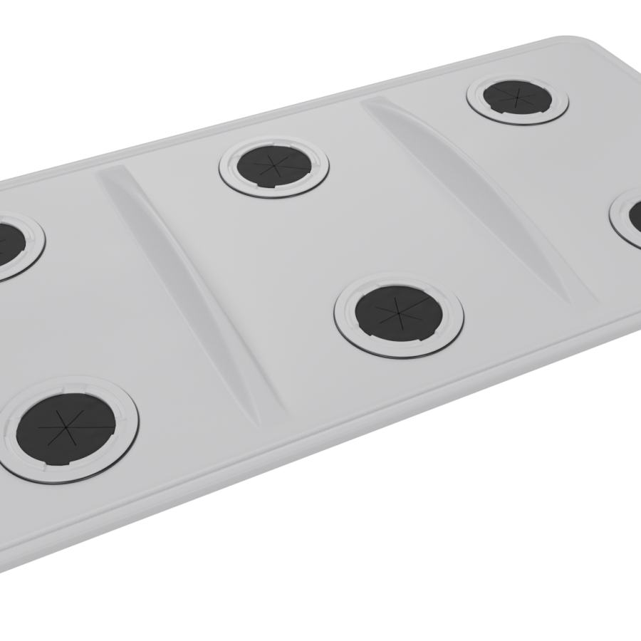 Hydroponic Chamber Lid - 6 x 5.5" Site - Fruiting